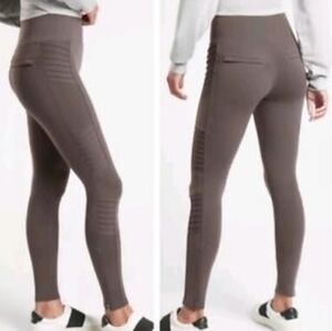 Athleta Delancey gleam moto leggings